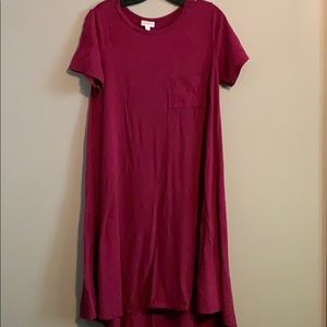 Magenta purple color size small LuLaRoe Carly